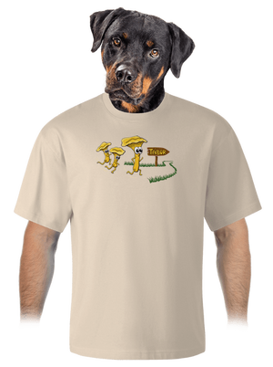 Běží lišky k Táboru unisex tričko oversized Almond