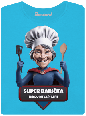 Super babička dámské tričko Blue Atol