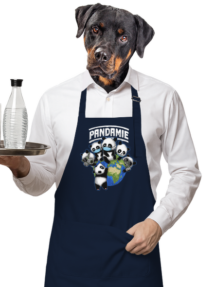 Pandamie zástěra Navy