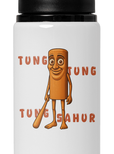 Tung Tung Tung Sahur – Italian Brainrot lahev na vodu White