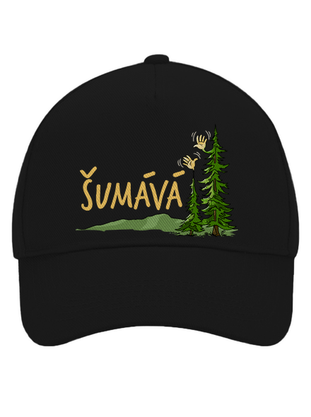Šumává kšiltovka baseballka Black