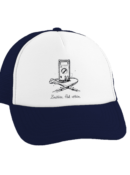 Změřím, pak věřím kšiltovka truckerka French Navy cap