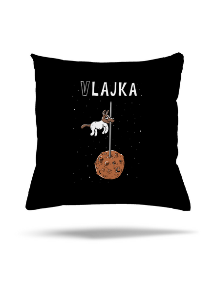 Vlajka polštář Black