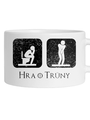 Hra o trůny hrnek makronka White