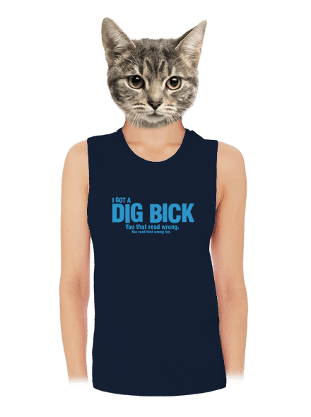 Dig bick dámské tílko volné Navy