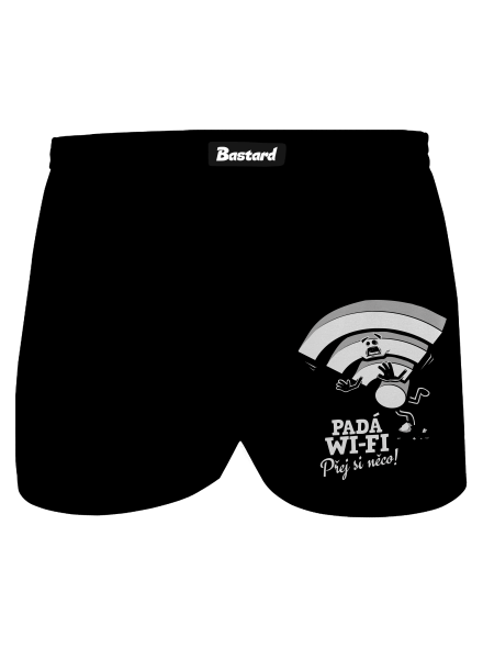Padá wi-fi pánské trenky Black