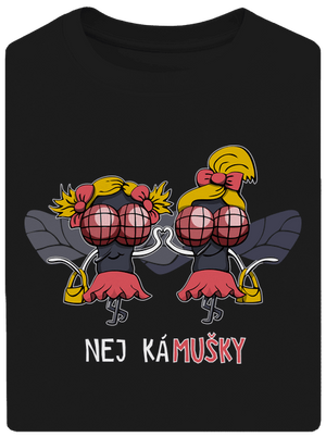 Nej kámušky unisex tričko oversized Black