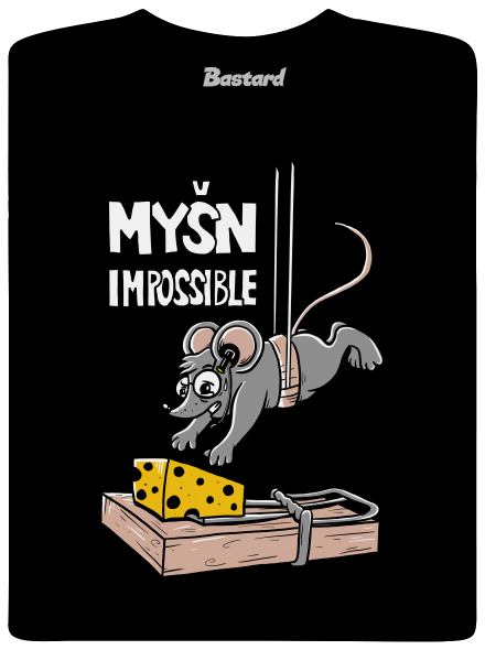 Myšn Impossible dětské tričko Black
