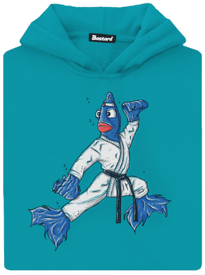 Bojovnice dětská mikina klokanka Hawaiian Blue