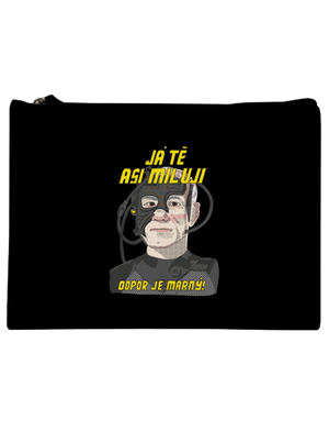 Zamilovaný Borg taštička Black