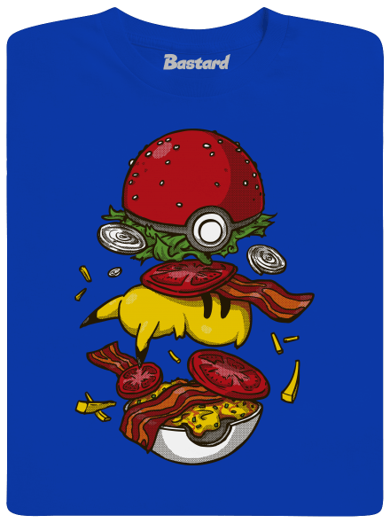 Pokémon burger pánské tričko Royal Blue