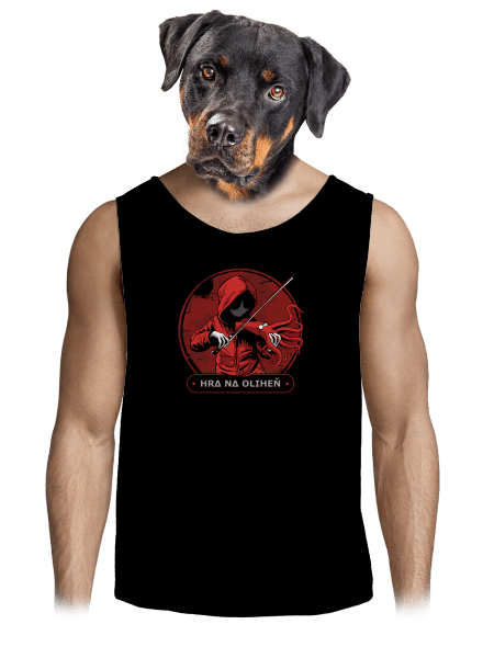 Hra na oliheň pánské tílko Black