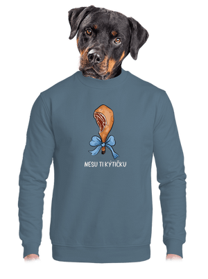 unisex mikina bez kapuce