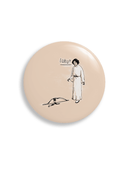 Luke a Leia placka uni