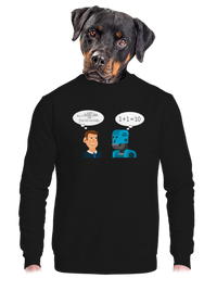 unisex mikina bez kapuce