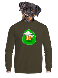 unisex mikina bez kapuce