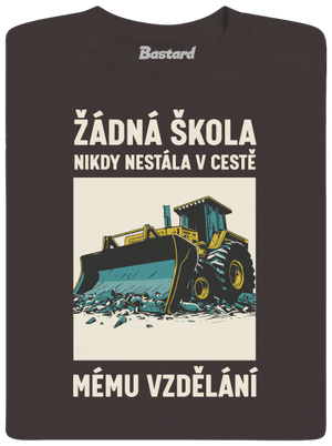 Žádná škola pánské dlouhý rukáv Bear Brown