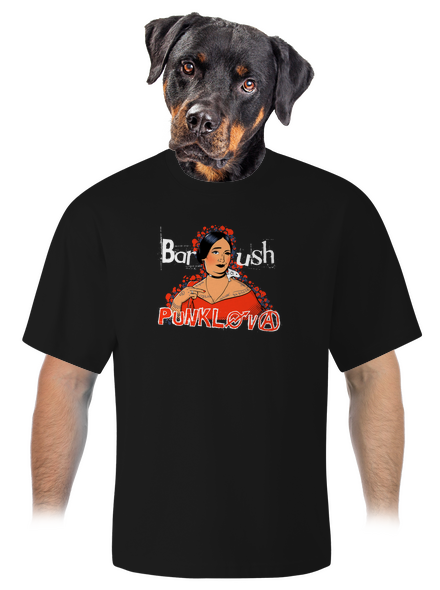 Barush Punklova unisex tričko oversized Black