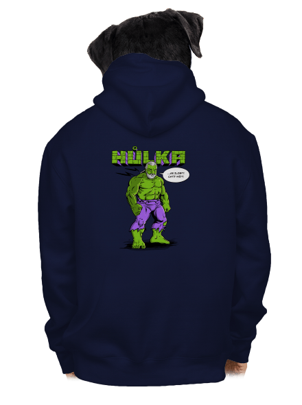 Hůlka pánská mikina na zip Navy