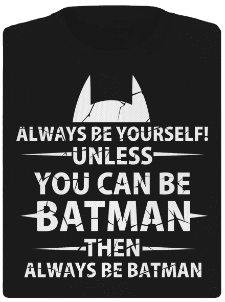 Batman dámské sportovní tričko Black