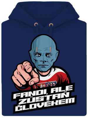 Fandi, ale zůstaň Fantomasem unisex mikina premium Navy