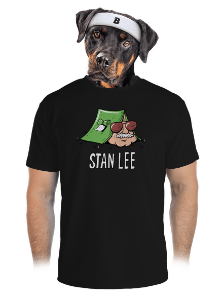 Stan Lee pánské sportovní tričko Black