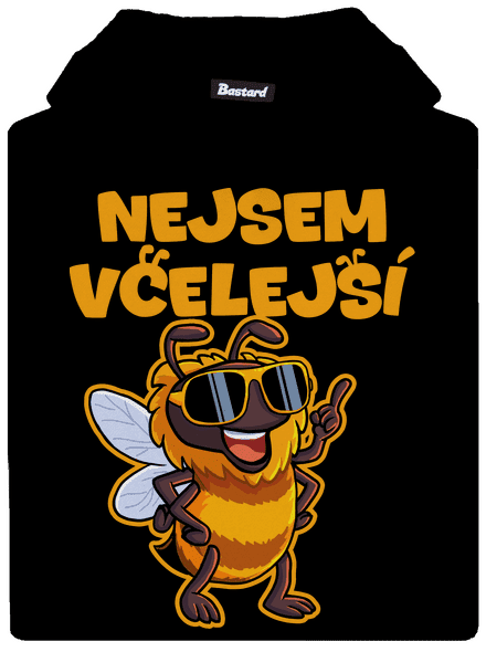 Nejsem včelejší dětská mikina klokanka Black