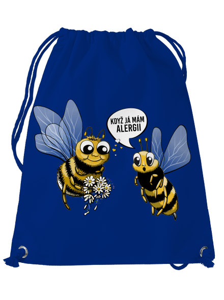 Alergická včelka vak Royal Blue Mal