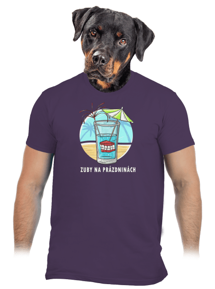 Zuby na prázdninách pánské tričko Urban Purple