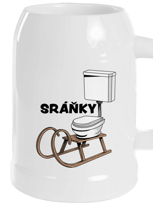 Sráňky půllitr White