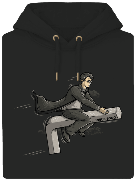 Harry na inbusu unisex mikina premium Dark Black