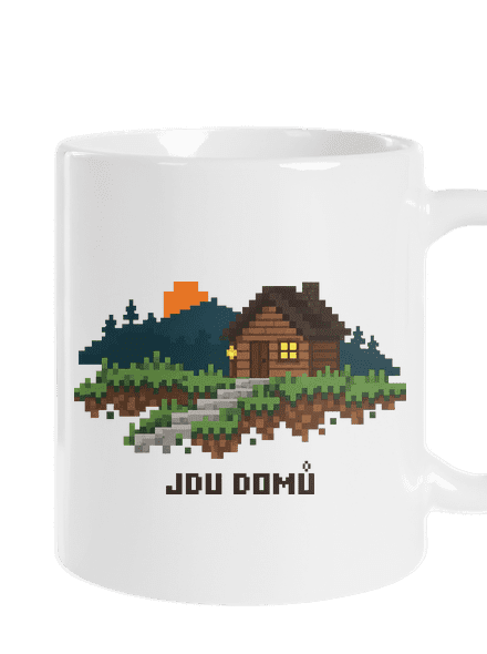 Jdu domů klasický hrnek White