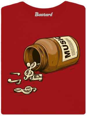 Music Pills dámské tričko premium Red Mal