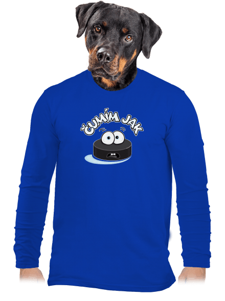 Čumím jak puk pánské dlouhý rukáv Royal Blue