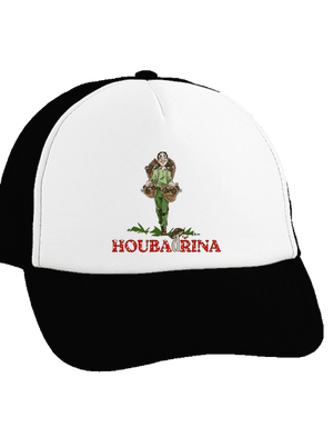 Houbadřina kšiltovka truckerka Black cap