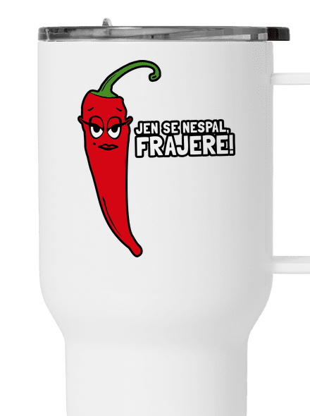 Spalující touha termohrnek White