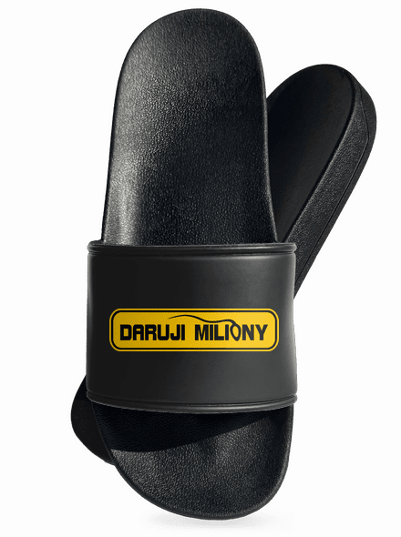 Miliony pantofle Black
