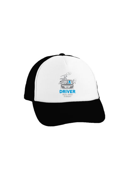 Driver kšiltovka truckerka Black cap