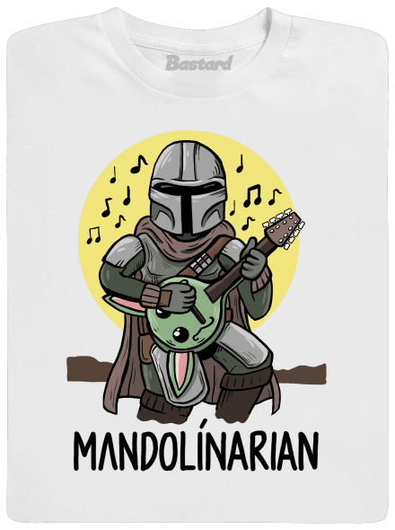 Mandolínarian pánské dlouhý rukáv White