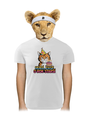 O rok starší dětské sportovní tričko White