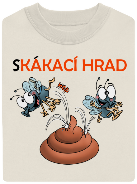Skákací hrad unisex mikina bez kapuce Off White