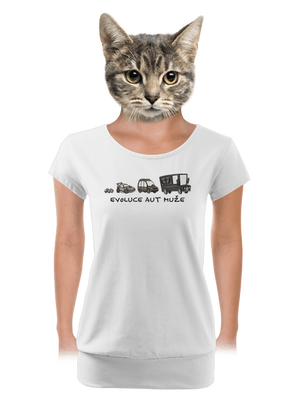 dámské tričko s lemem