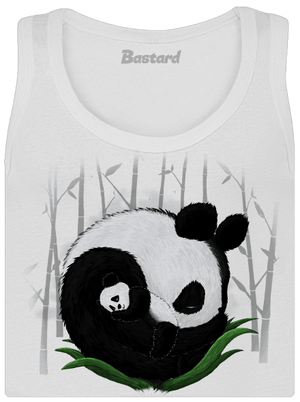 Dvě spící pandy dámské tílko klasické White