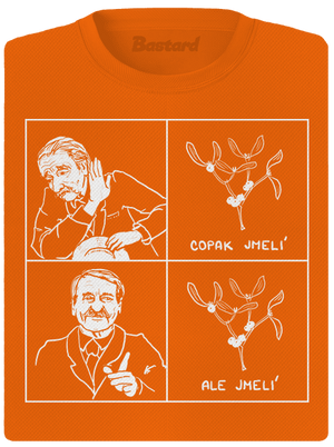 Cimrman: Copak jmelí dámské sportovní tričko Neon Orange