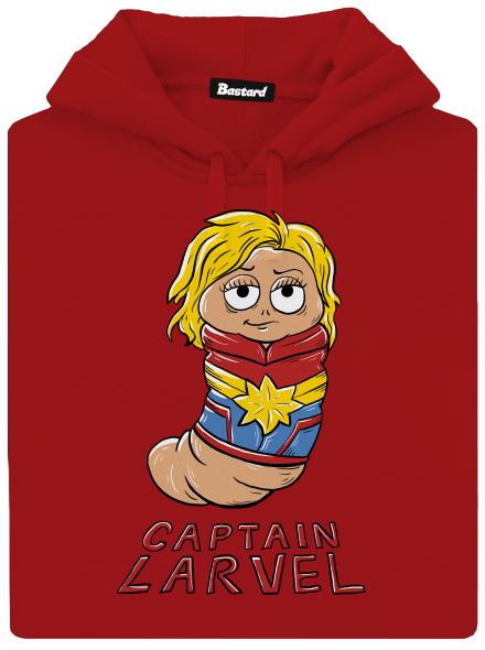 Captain Larvel dámská mikina klokanka Red Mal
