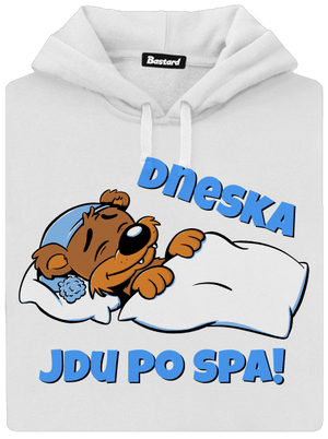 Dneska jdu po spa dámská mikina klokanka White