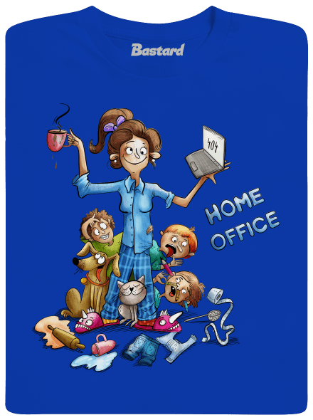 Maminčin home office pánské dlouhý rukáv Royal Blue