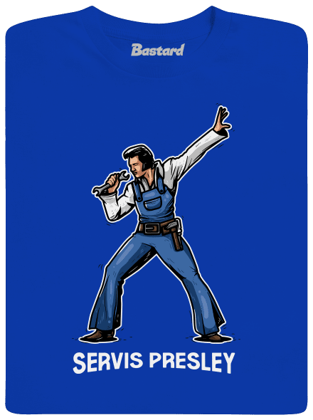 Servis Presley pánské tričko Royal Blue