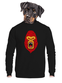 unisex mikina bez kapuce