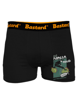 Ninja v rouši boxerky Black